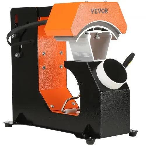VEVOR 3 in 1 Kappenpresse Mützenpresse Heat Press Machine 16,3x8 cm, Heißpresse Transferpress mit 3 Padgrößen 16,8x7 cm, 16,8x9,8 cm, 15,5x7,6 cm, Heißpresse Transferpress Zeit- und Temperaturregler – Bild 8