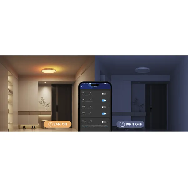 Govee 30cm RGBWW + RGBIC Smart Intelligente Deckenbeleuchtung Wi-Fi/Bluetooth 28 W – Bild 5