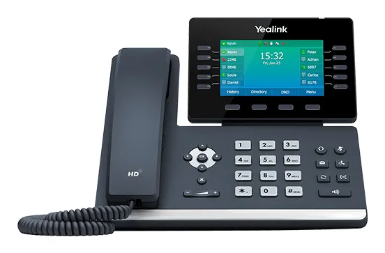 Yealink SIP-T54W IP-Telefon Schwarz 10 Zeilen LCD WLAN Yealink SIP-T54W IP-Telefon Schwarz 10 Zeilen LCD WLAN