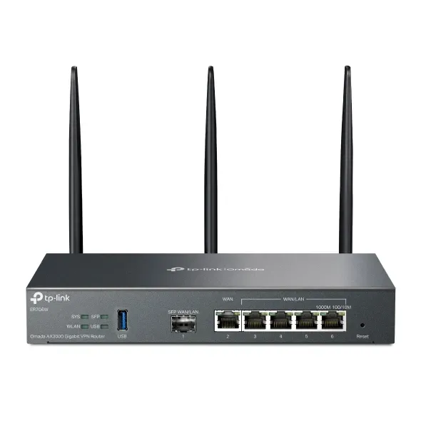TP-Link – ER706W – Omada AX3000 Gigabit VPN Router TP-Link – ER706W – Omada AX3000 Gigabit VPN Router