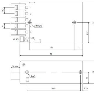 MEAN WELL Netzteil – 5V 25W MEAN WELL Netzteil – 5V 25W