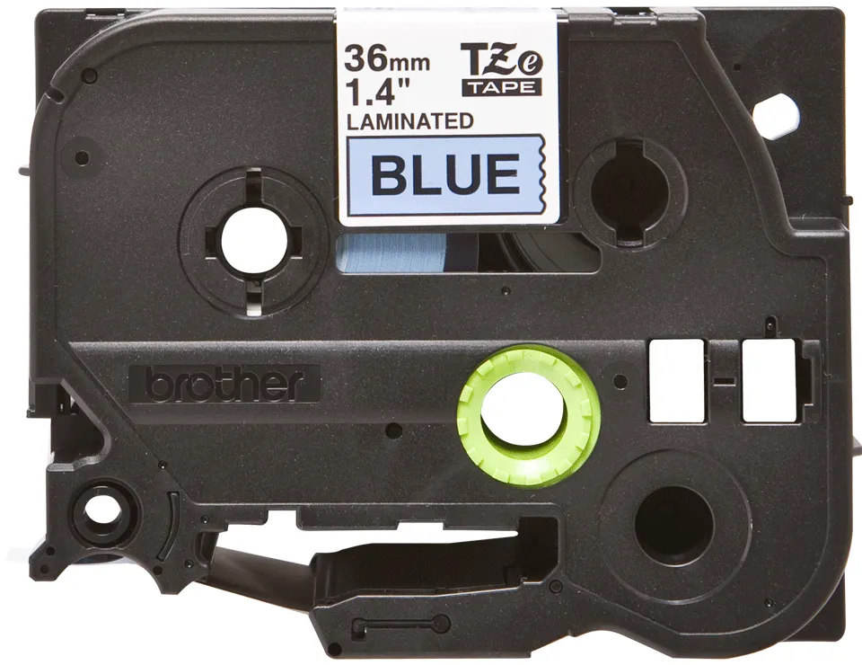 Brother TZE-561 Etiketten erstellendes Band Scwarz auf blau – Bild 2
