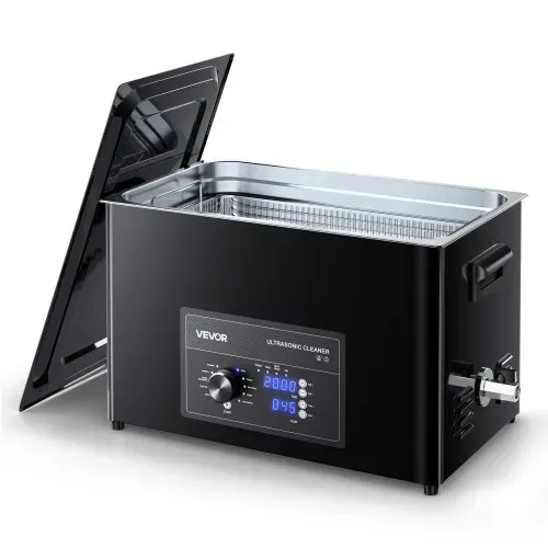 VEVOR Ultraschallreiniger professionelles Ultraschallreinigungsgerät mit Drehknopfsteuerung 30 L, Reinigungsgerät mit Korb & Reinigungskugel, Ultraschallgerät für Uhren Rasierer Schmuck Münzen VEVOR Ultraschallreiniger professionelles Ultraschallreinigungsgerät mit Drehknopfsteuerung 30 L, Reinigungsgerät mit Korb & Reinigungskugel, Ultraschallgerät für Uhren Rasierer Schmuck Münzen