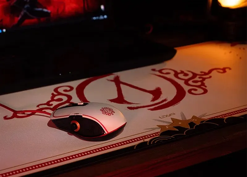 Lexip Assassin’s Creed Shadows Maus Gaming rechts USB Typ-A Optisch 12000 DPI – Bild 7