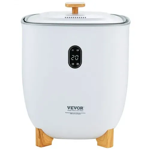 VEVOR 25L großer Handtuchwärmer-Eimer, Handtuchwärmer mit LED-Bildschirm und Heizsäulen unten, intelligenter Handtuchwärmer mit einstellbarem Timer für Badezimmer, Bademantel, Decke und Pyjama, automatische Abschaltung, weiß – Bild 10
