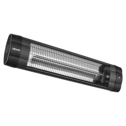 VEVOR Infrarot Heizstrahler 2500W Elektrischer Infrarotstrahler Wandgerät, Infrarotheizung für Garten Terrasse Balkon, Bedienfeld & Fernbedienung, 3 Heizstufen, 24h Timer, Hitzebeständiges PP-Material – Bild 10