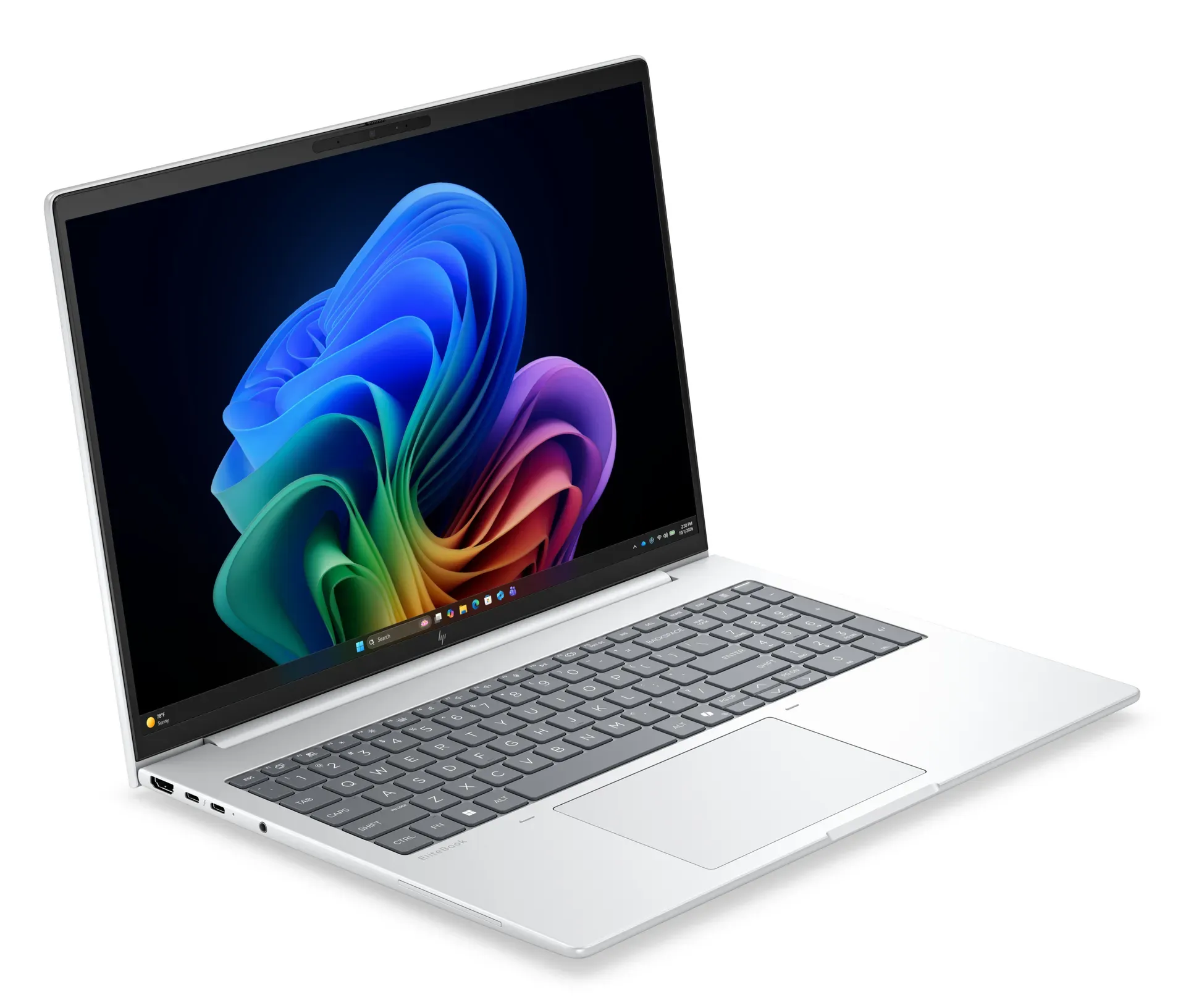 HP EliteBook 8 G2i 16 inch Notebook Next Gen AI PC Copilot+ PC Intel Core Ultra 5 325 Laptop 40,6 cm (16") WUXGA 16 GB LPDDR5x-SDRAM 512 GB SSD Wi-Fi 7 (802.11be) Windows 11 Pro Silber – Bild 2