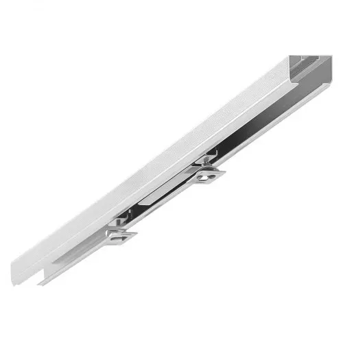 VEVOR Schiebetürbeschlag-Set 1441 mm, Schiebetürschiene mit Soft-Close für Sanftes & Leises Gleiten, Schiebetürsystem für Einzeltüren (25–45 mm Dicke / 762 mm Breite), Aluminiumlegierung – Bild 9