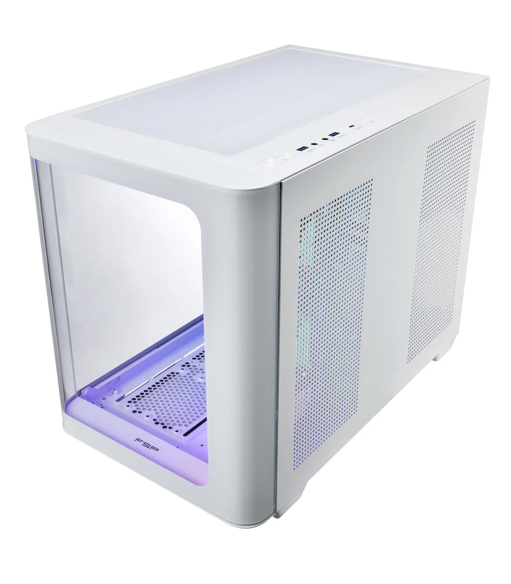 FSP S380-WA Gehäuse Mini Tower mITX, mATX Weiß ARGB – Bild 6