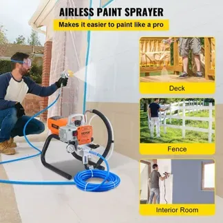 VEVOR Farbspritzgerät, 1500 W Airless-Farbspritzgerät, Schlauch-Farbspritzpistole, 3000 PSI Farbspritzgeräte für zu Hause für Schiffe, Brücken, Türme, Masten und andere große langfristige Metallstrukturen in der Industrie VEVOR Farbspritzgerät, 1500 W Airless-Farbspritzgerät, Schlauch-Farbspritzpistole, 3000 PSI Farbspritzgeräte für zu Hause für Schiffe, Brücken, Türme, Masten und andere große langfristige Metallstrukturen in der Industrie