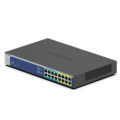 NETGEAR GS516UP Unmanaged Gigabit Ethernet (10/100/1000) Power over Ethernet (PoE) Grau – Bild 2