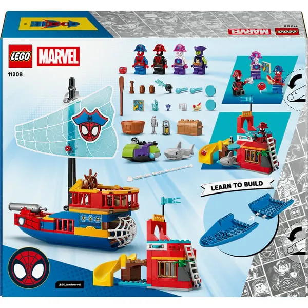 11208 Marvel Spidey und seine Super-Freunde Piratenschiff von Spideys Team, Konstruktionsspielzeug – Bild 7