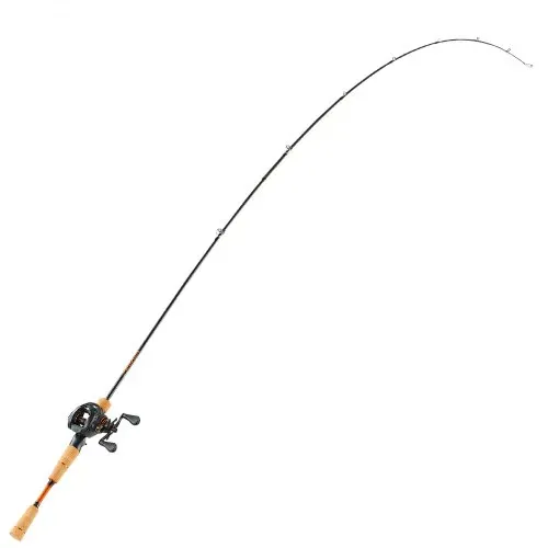 VEVOR Angelrute und Angelrolle (Baitcasting) im Set, 2 m Rute aus Kohlefaser (IM7), Bassangelruten-Set mit 6+1 Kugellagern & Übersetzung 7,0:1 & Korkgriff, rechtshändiges Angelset – Bild 9