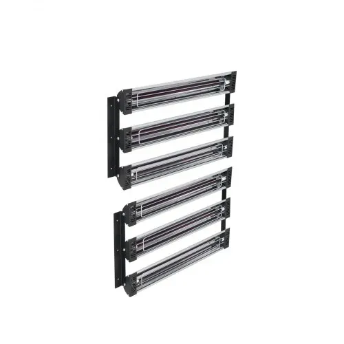 VEVOR Infrarot-Heizstrahler, Lackhärtungslampe, Wärmestrahler, Aushärten für Auto, Infrarotlack, Kochbereich, Lackheizlampe 590x372x54 mm, 2 Sets, 3000 W, Stecker NICHT im Lieferumgang enthalten – Bild 8