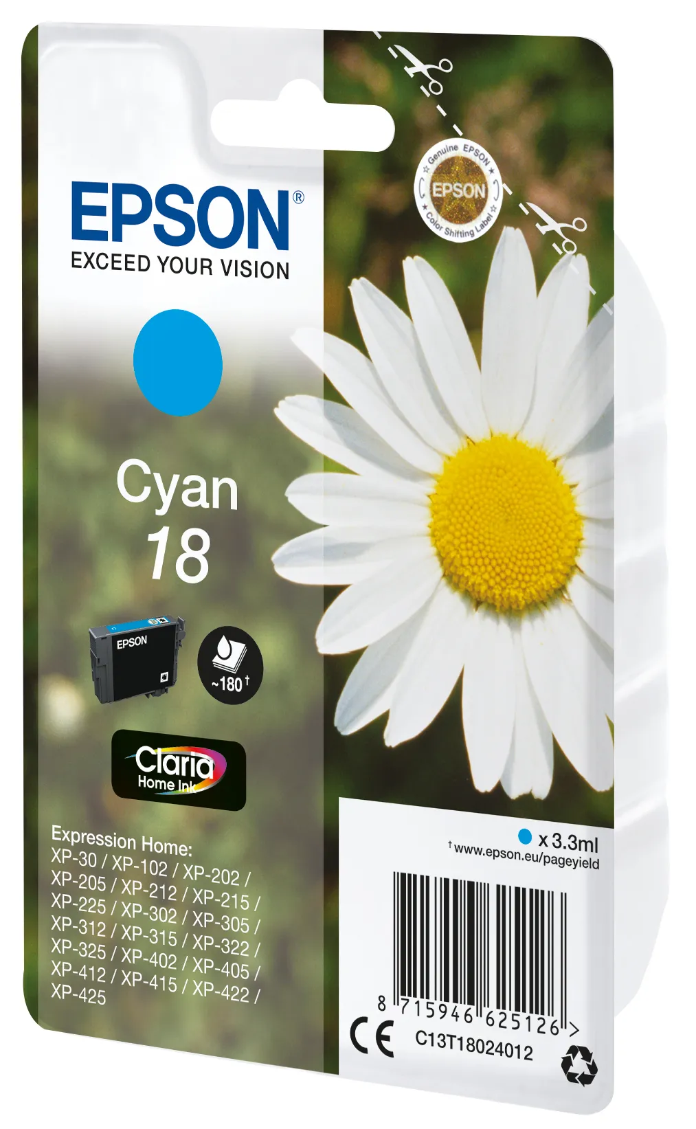 Epson Daisy Singlepack Cyan 18 Claria Home Ink – Bild 2