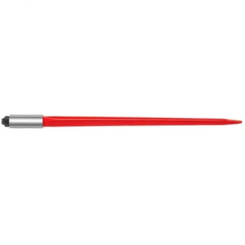 VEVOR Heusapf, 81,3 cm, Ballenspieß, 600 kg Tragkraft, Ballenspieß mit Schnellbefestigung, quadratische Heuballenspieß, 3,6 cm breit, rot beschichtete Ballengabeln, Ballenspieß mit Sechskantmutter und Hülse für Schaufeln, Traktoren, Lader – Bild 9