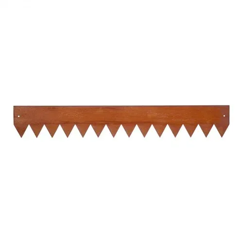 VEVOR Rasenkante, 6er-Pack, 1016x152 mm, Cortenstahl Beeteinfassung mit 8 Verbindungsplatten, Biegsame Beetbegrenzung, Rasenbleche, Mähkante Metall Gartenpalisade für Blumenbeete, Gartenwege – Bild 9
