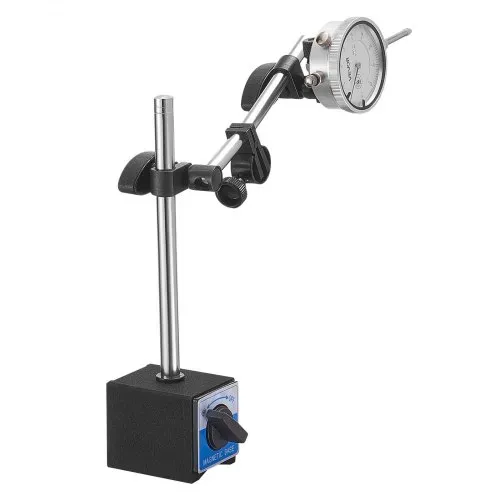 VEVOR Messuhr, Messstativ mit Doppelstangenständer & Aufbewahrungskoffer, 0,03 mm Genauigkeit, 0–25,4 mm Bereich, Messuhrhalter, nicht magnetische Zentrierstangen für die Maschineneinrichtung – Bild 10