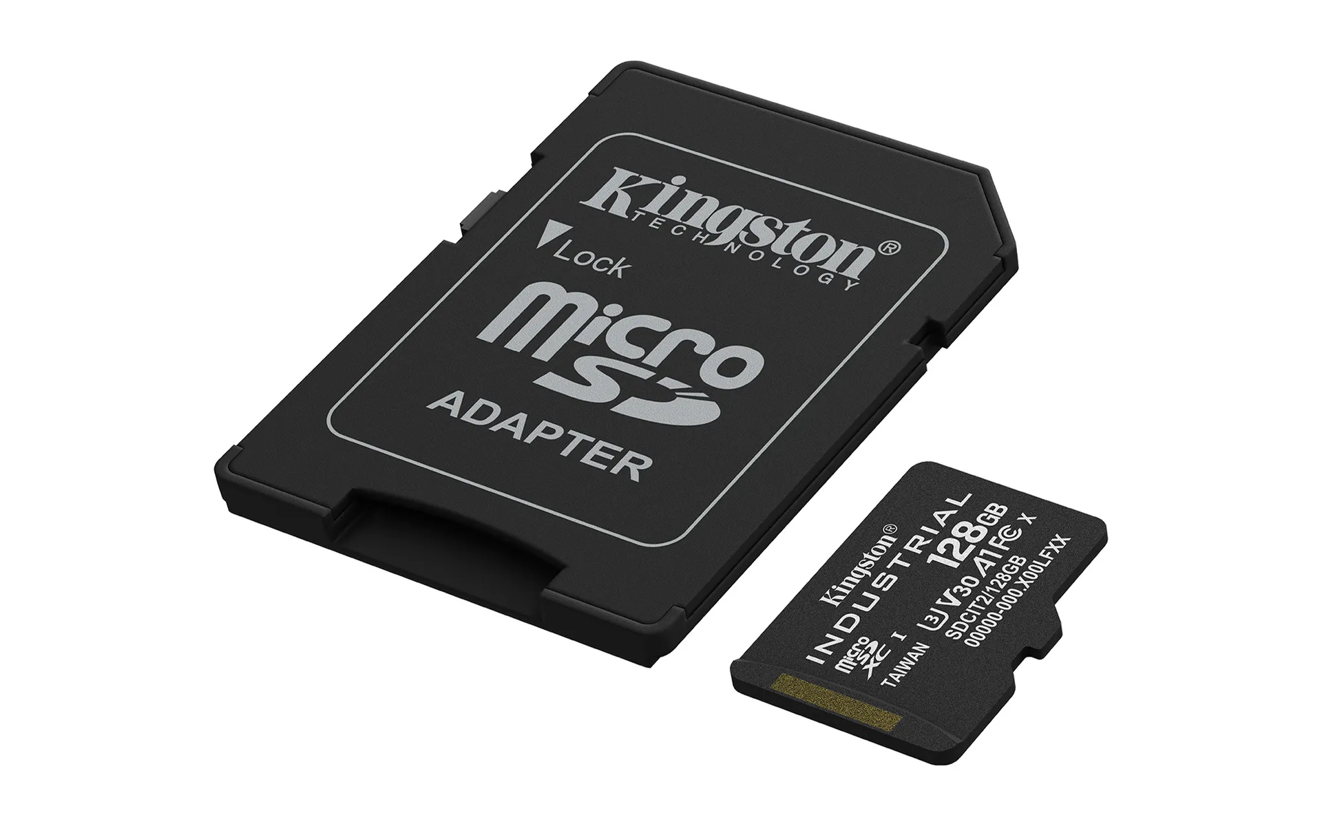 Kingston Technology 128GB microSDXC Industrial C10 A1 pSLC Karte + SD-Adapter – Bild 2