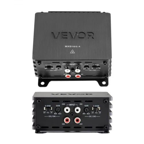 VEVOR Autoverstärker 4-Kanal, Endstufe Klasse D Überbrückbar, Max. 4 x 110 W an 4 Ohm / 4 x 160 W an 2 Ohm, Hochleistungsverstärker für SUVs Pickups Geländewagen Mehrkanal-Audioverstärker VEVOR Autoverstärker 4-Kanal, Endstufe Klasse D Überbrückbar, Max. 4 x 110 W an 4 Ohm / 4 x 160 W an 2 Ohm, Hochleistungsverstärker für SUVs Pickups Geländewagen Mehrkanal-Audioverstärker