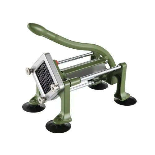 VEVOR Pommes-Frites-Schneider Kartoffelschneider mit 1/2 Zoll & 3/8-Zoll-Klinge aus Edelstahl, manueller Kartoffelschneider & Zerkleinerer mit Saugnäpfen, ideal für Kartoffeln Pommes Frites Gemüse – Bild 10