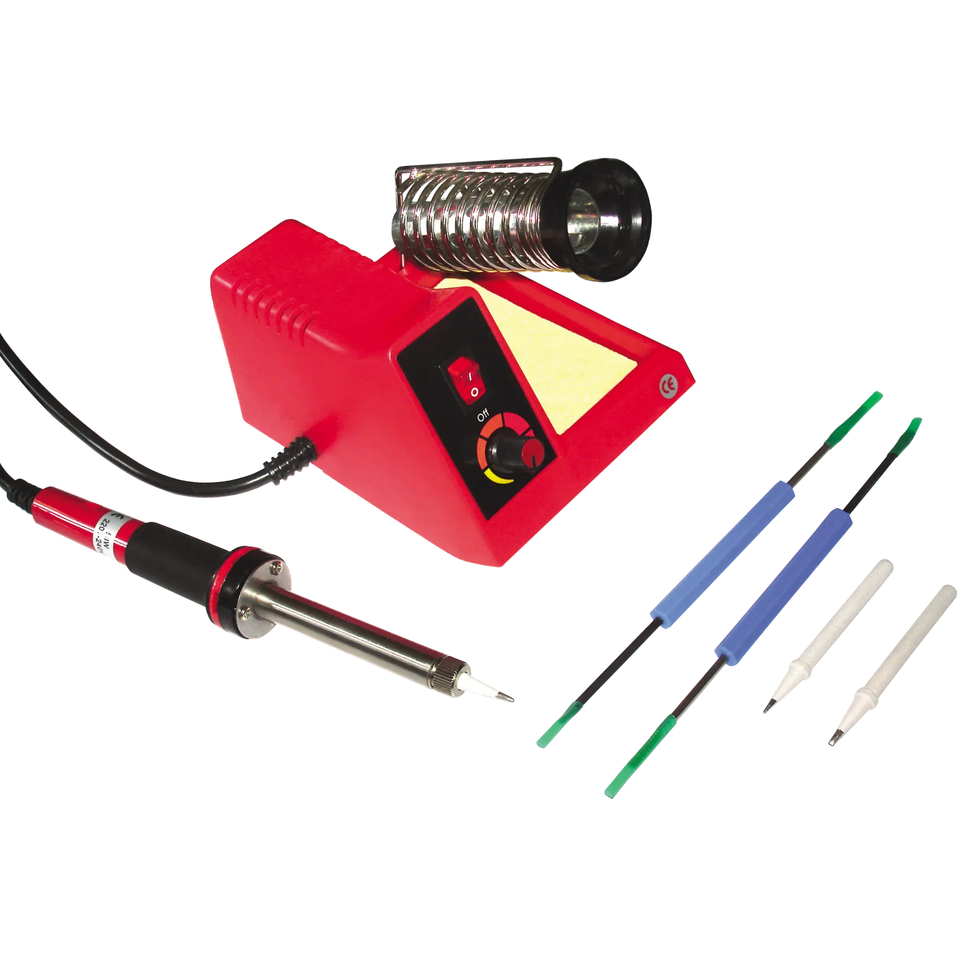 Lötstation McPower ''MLS-58'', 150-450°C, 58W, inkl. 2 Spitzen und 2 Tools – Bild 2