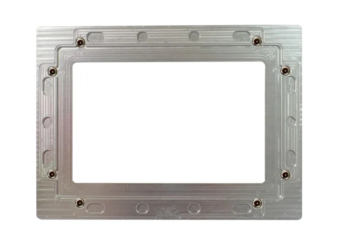 ALLNET Touch Display Tablet 12 Zoll zbh. Blende für Einbaurahmen, silber breit – Bild 2