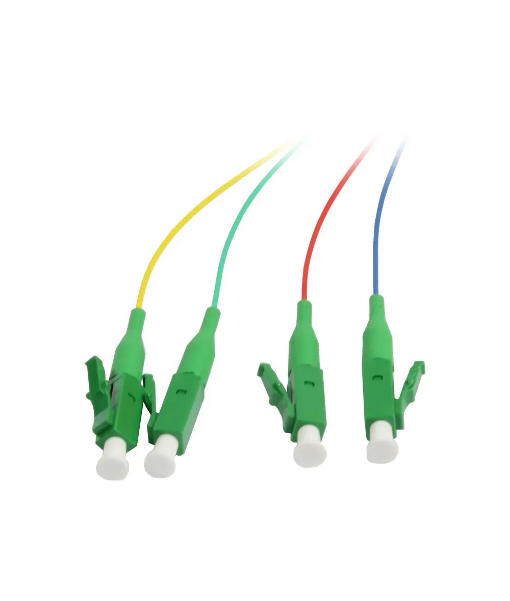LWL-Pigtail-LC(APC) 9/125u, 1,5mtr. OS2, 4-Pack, farbig, G657.A2, Synergy 21, LWL-Pigtail-LC(APC) 9/125u, 1,5mtr. OS2, 4-Pack, farbig, G657.A2, Synergy 21,