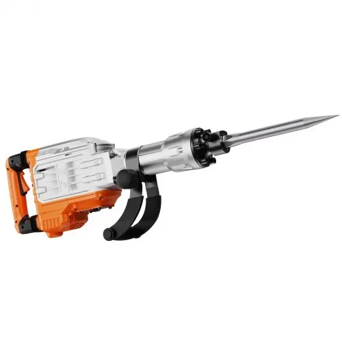 VEVOR Hochleistungs-Betonbrecher Abbruchhammer 3500 W, 60 J Schlagkraft Elektroabbruchhammer, Bohrhammer Betonhammer Stemmhammer 1900 BPM, inkl. Spitzmeißel, Flachmeißel, für Schiefer, Beton usw. – Bild 10