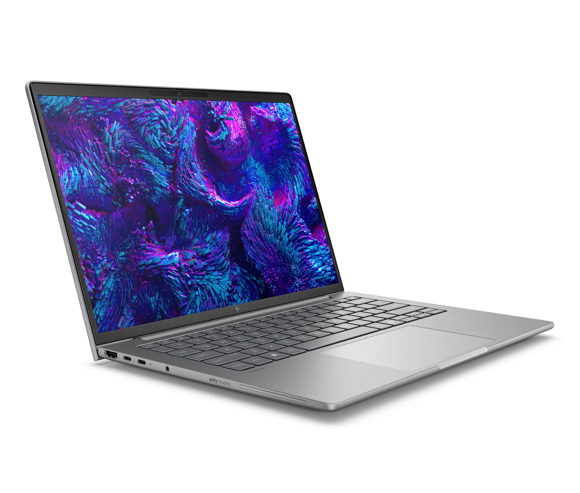 HP ZBook 8 G1i Intel Core Ultra 7 255H Mobiler Arbeitsplatz 35,6 cm (14") 2.5K 32 GB DDR5-SDRAM 1 TB SSD NVIDIA RTX 500 Ada Wi-Fi 7 (802.11be) Windows 11 Pro AI Workstation, AI PC Silber – Bild 2