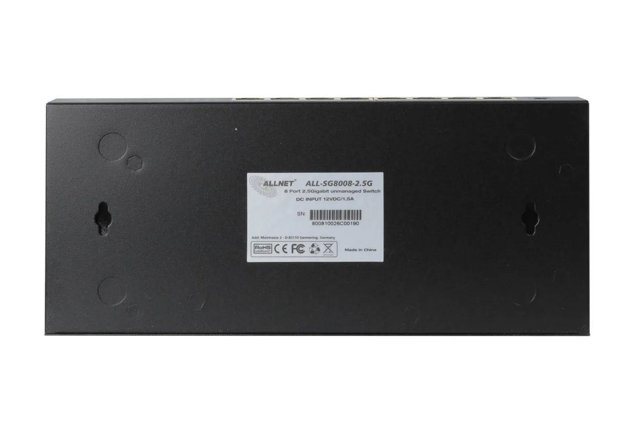 ALLNET Switch unmanaged Layer2 8 Port • 8x 2.5GbE • Lüfterlos • ALL-SG8008-2.5G – Bild 4