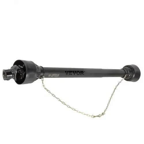 VEVOR Zapfwelle T4 Gelenkwelle, Antriebswelle, 34,9 mm großen 6-Keil-Ende für den Traktor, ausziehbar von 1100 bis 1550 mm, Ideal für Rasenmäher, Freischneider, Bodenfräsen, Düngerstreuer – Bild 10