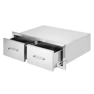 VEVOR 75 x 25 x 50cm Kamintür Doppelschicht Edelstahl BBQ Tür Vertikal BBQ Island Tür VEVOR 75 x 25 x 50cm Kamintür Doppelschicht Edelstahl BBQ Tür Vertikal BBQ Island Tür