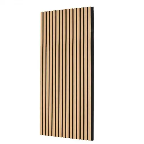 VEVOR Akustikpaneele, Akustikplatte, 1200 x 600 mm, MDF-Akzent-Holzwandpaneele für moderne Innenwanddekoration, Kunstholz-Wandplatten zur Geräuschreduzierung, helle Eiche, 4er-Set – Bild 10