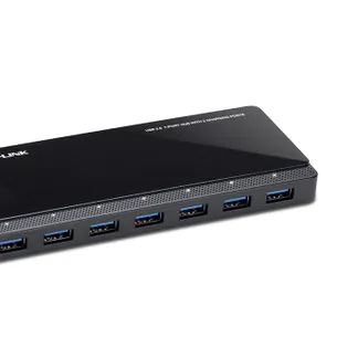 TP-Link UH720 Schnittstellen-Hub USB 3.2 Gen 1 (3.1 Gen 1) Micro-B 5000 Mbit/s Schwarz TP-Link UH720 Schnittstellen-Hub USB 3.2 Gen 1 (3.1 Gen 1) Micro-B 5000 Mbit/s Schwarz