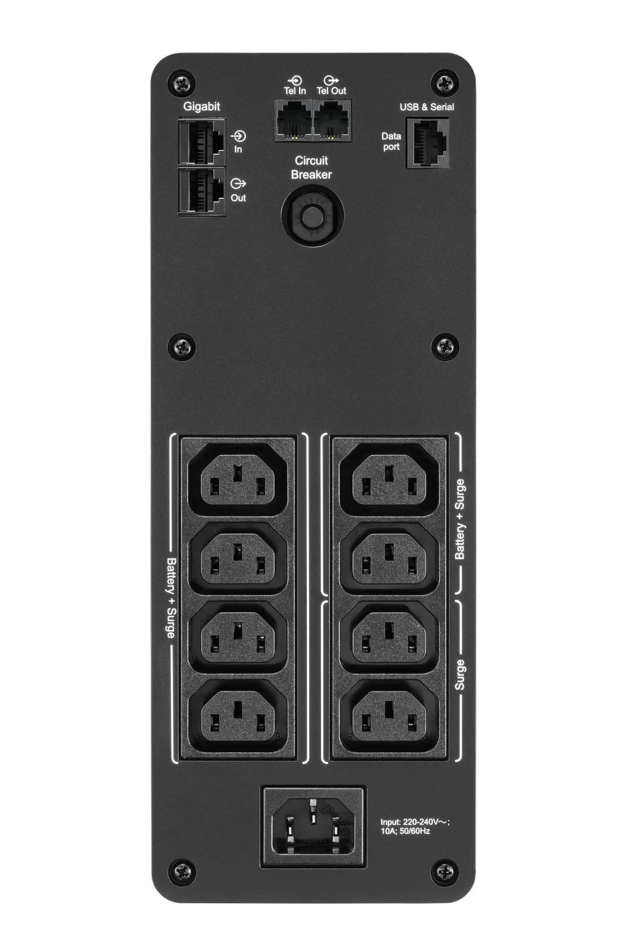 APC Back-UPS Pro 1600S, 1600VA, 230V, Sinuswelle, AVR, LCD, 8 IEC Ausgägnge – Bild 3