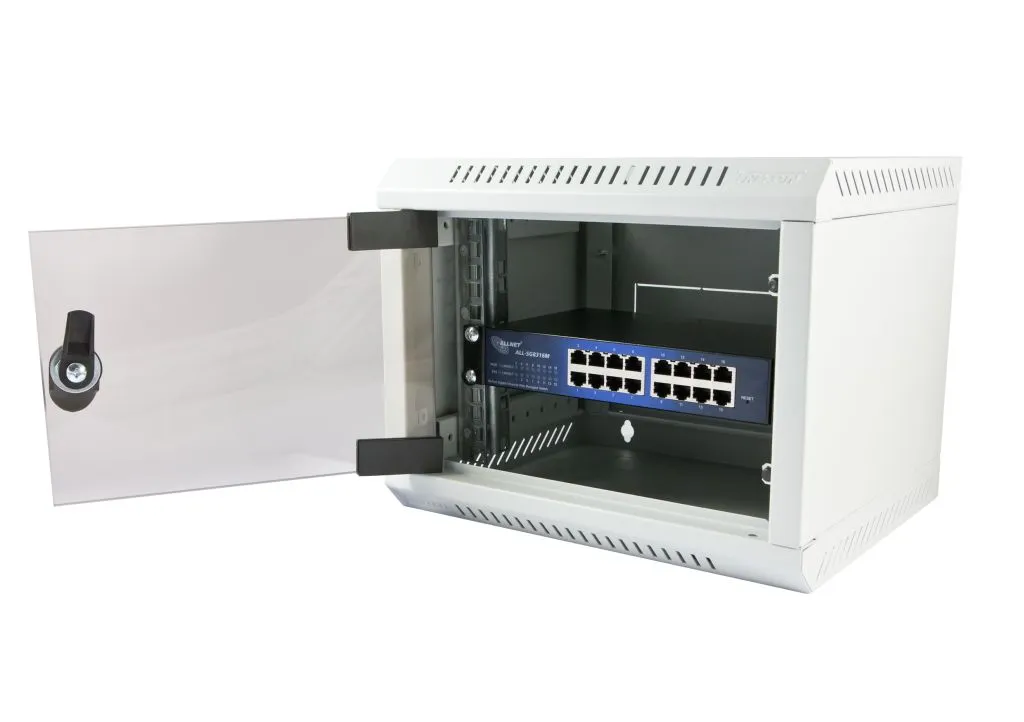 ALLNET Switch smart managed 16 Port Gigabit / 16x LAN / Lüfterlos / 19" & 10"/ "ALL-SG8316M" – Bild 5