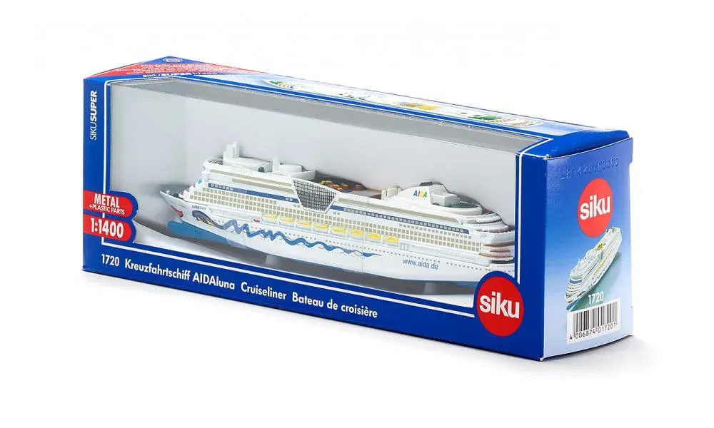 Siku Cruiseliner Aida Passagierschiff-Modell Vormontiert 1:1400 – Bild 2