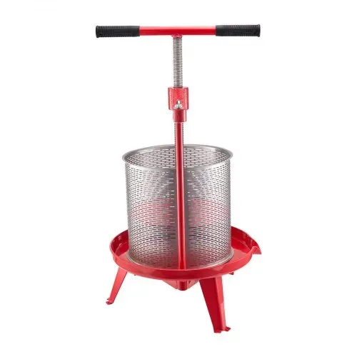 VEVOR Obstweinpresse Obstmühle Apfelmühle (14 L), Edelstahlkorb mit dreieckiger Struktur, manueller Entsafter, manuelles Mahlwerk, Apfelweinpresse Traubenpresse mit T-Griff für Küche Zuhause – Bild 8