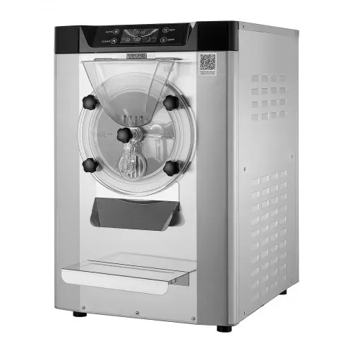 VEVOR Gewerbliche Eismaschine Eiscrememaschine 2000 W 12–20 L/h, Tischgerät für Gelato mit 6 L Edelstahlbehälter (304) & Selbstreinigendes LED-Bedienfeld für Snackbars Restaurants Silber – Bild 10
