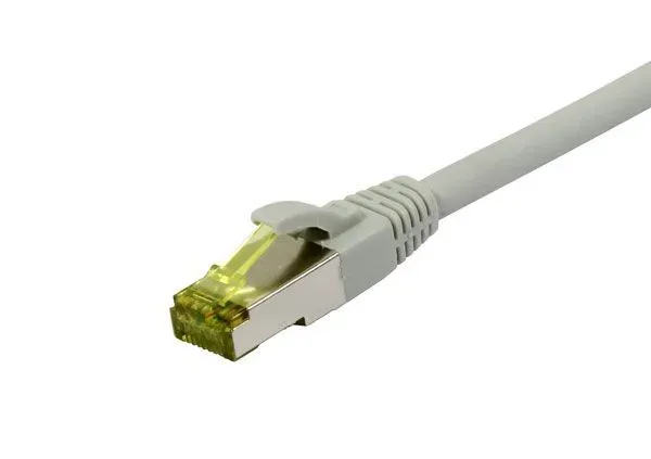 Patchkabel RJ45, CAT6A 500Mhz, 7.5m, grau, S-STP(S/FTP), TPE/LSZH(Ultraflex), AWG26, mit CAT7 Rohkabel, Synergy 21 Patchkabel RJ45, CAT6A 500Mhz, 7.5m, grau, S-STP(S/FTP), TPE/LSZH(Ultraflex), AWG26, mit CAT7 Rohkabel, Synergy 21