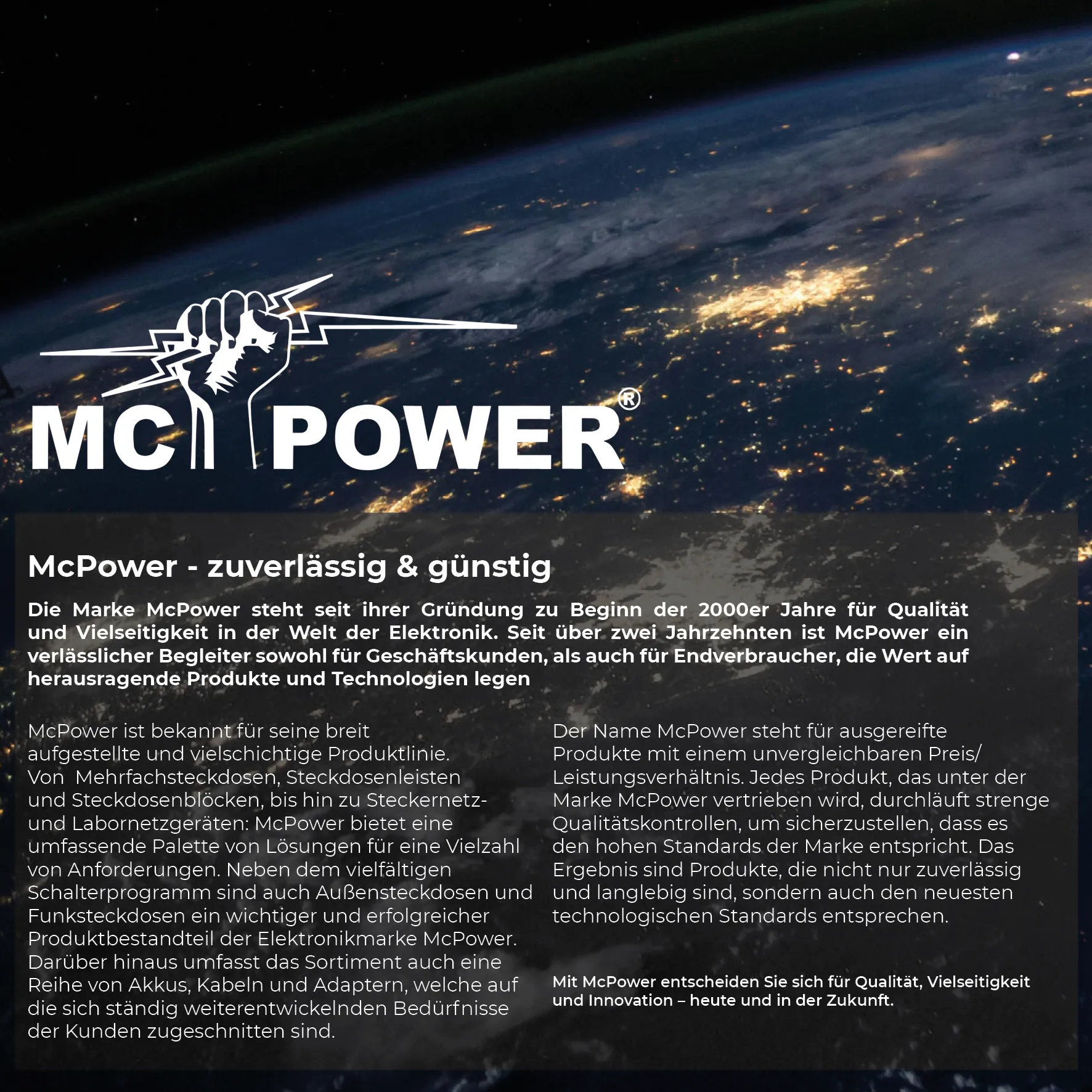 Schutzkontakt-Steckdose McPower ''Flair'' 1x USB-C 18W PD, 1x USB-A, weiß – Bild 5