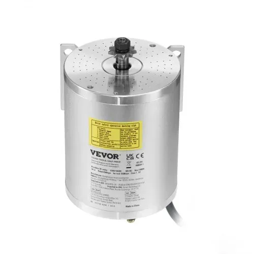 VEVOR 1800 W elektrischer bürstenloser Gleichstrommotor-Bausatz – 48 V 4500 U/min Elektromotor mit verbessertem Drehzahlregler & Gasgriff-Bausatz für Go Karts E-Bike Motorrad Roller Heimwerker – Bild 8