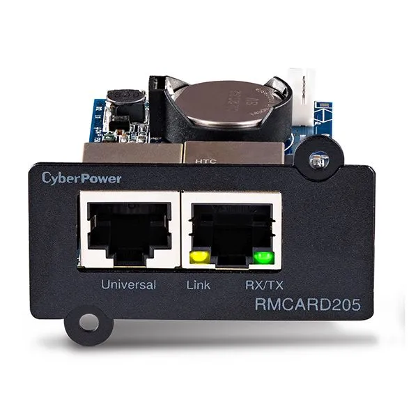 CyberPower USV, zbh. SNMP Netzwerkkarte für OR/OL/OLS/PR Serie, mit Anschluss für Environment Sensor CyberPower USV, zbh. SNMP Netzwerkkarte für OR/OL/OLS/PR Serie, mit Anschluss für Environment Sensor