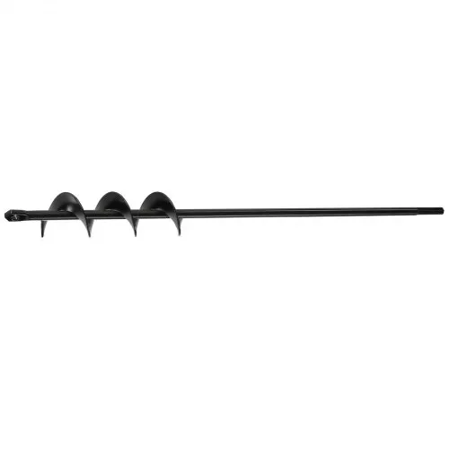 VEVOR Erdbohrer für Bohrmaschine, 40 x 420 mm Gartenbohrer aus Q235-Stahl, für 3/8-Zoll-Sechskant-Bohrer, Pfahlbohrer, Durchlässenbohrer, Grabungswerkzeug zum Pflanzen und Bohren – Bild 10