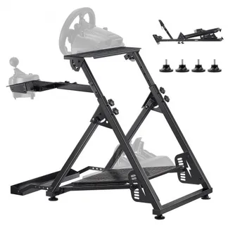 VEVOR Lendradständer, verstellbarer & faltbarer Simulatorständer für Logitech G923 G920 G29 G27, Thrustmaster T300RS TX F458 T500RS T3PA-PRO (F1/GT) Gaming-Cockpit, Pedalsimulator nicht enthalten VEVOR Lendradständer, verstellbarer & faltbarer Simulatorständer für Logitech G923 G920 G29 G27, Thrustmaster T300RS TX F458 T500RS T3PA-PRO (F1/GT) Gaming-Cockpit, Pedalsimulator nicht enthalten