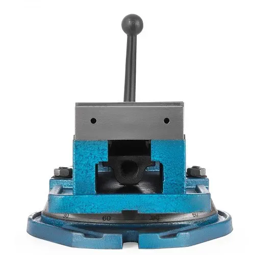 VEVOR Schraubzwingen-Schraubstock 100 mm, Tischschraubstock 100 mm, Werkbankklemmen 16 kg, Metall Professionelle Gusseisen Schraubstock für Säulenbohrer Breite Backen – Bild 10