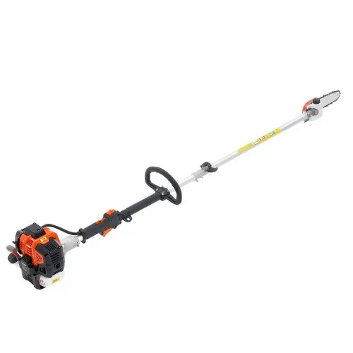 VEVOR Benzin Hochentaster, 25ccm 2-Takt, Motorsäge, Teleskopsäge mit 2-2,74m ausziehbarer Stange, 20,3cm Schwert, 650ml Kraftstofftank, für ein kraftvolles Sägen in hohen Baumkronen – Bild 10