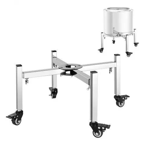 VEVOR Feuerstellenständer, 38–68,6 cm, verstellbar, dehnbar, mit 4 Rollen, Feuerschalen Zubehör, Mobile Ständer für Außenfeuerstellen, Edelstahl-Camping-Feuertonne-Zubehör für Kamine VEVOR Feuerstellenständer, 38–68,6 cm, verstellbar, dehnbar, mit 4 Rollen, Feuerschalen Zubehör, Mobile Ständer für Außenfeuerstellen, Edelstahl-Camping-Feuertonne-Zubehör für Kamine