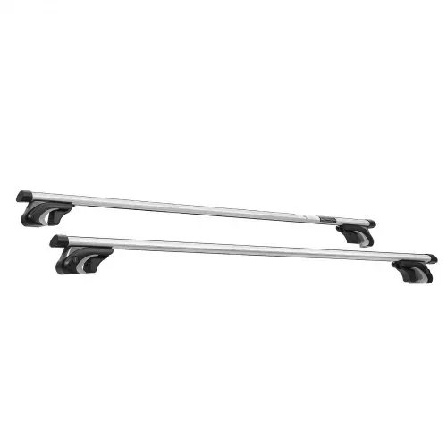 VEVOR 2 x Dachgepäckträger Dachquerträger mit 90 kg Tragkraft, Passend für Erhöhte Dachreling, 190–1230 mm Relingabstand, Abschließbare Querträger für Gepäck Kanus Transportkörbe, Dachträger – Bild 8